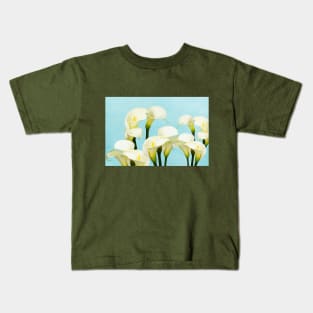 White Calla Lily Beauty Kids T-Shirt